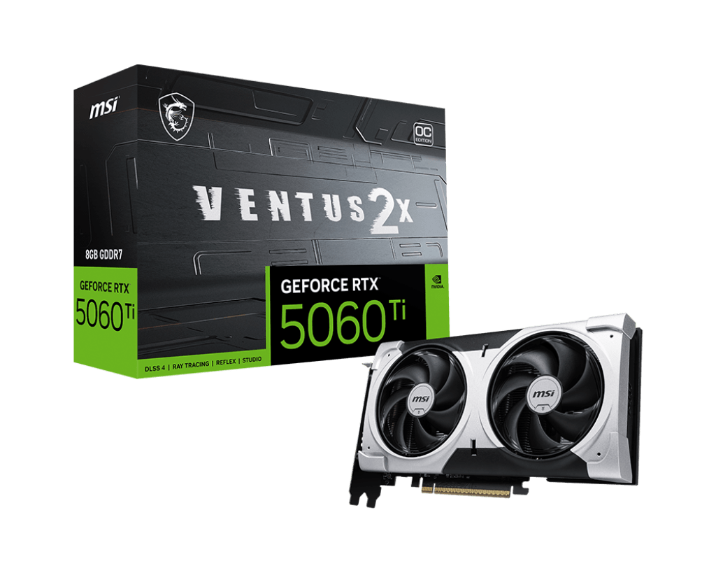 MSI RTX 5060 Ti 8G VENTUS 2X OC PLUS