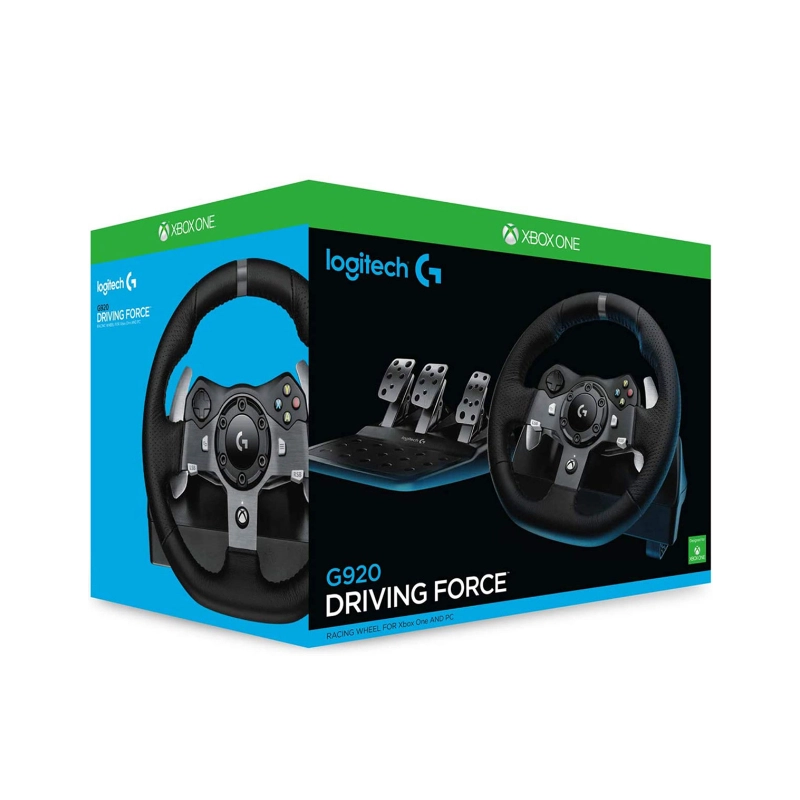 Logitech G920 Driving Force Racing Wheel and Pedals - Image 2